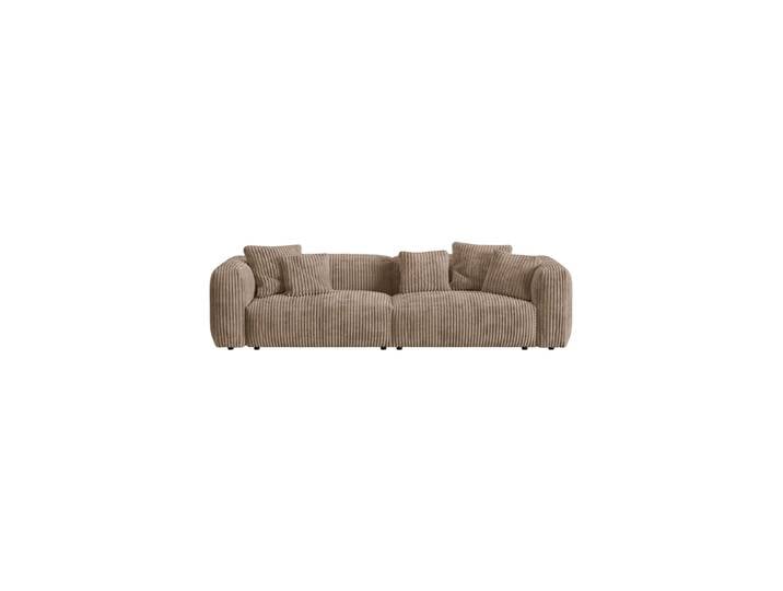 Modulares 4-Sitzer Design Sofa „Martina“ Cord Acorn Micadoni