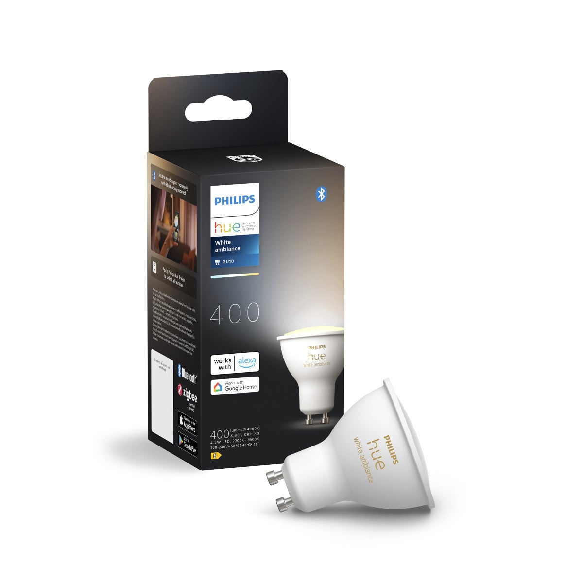 Philips Hue LED Lichtbron GU10 White Ambiance 400 Lumen
