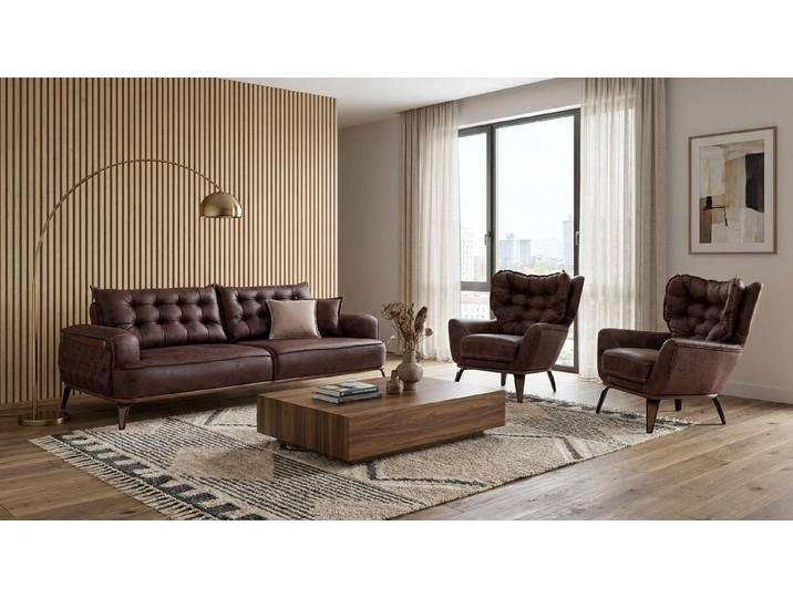 Xlmoebel TV-Wand Moderne weiße Konsole mit Spiegel – geräumig und stilvoll, (2-St), Made in Europa