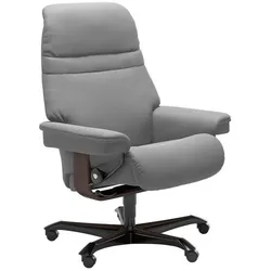 Stressless Bürostuhl Sunrise Office Leder Grau Batick Wild Dove M (Medium)