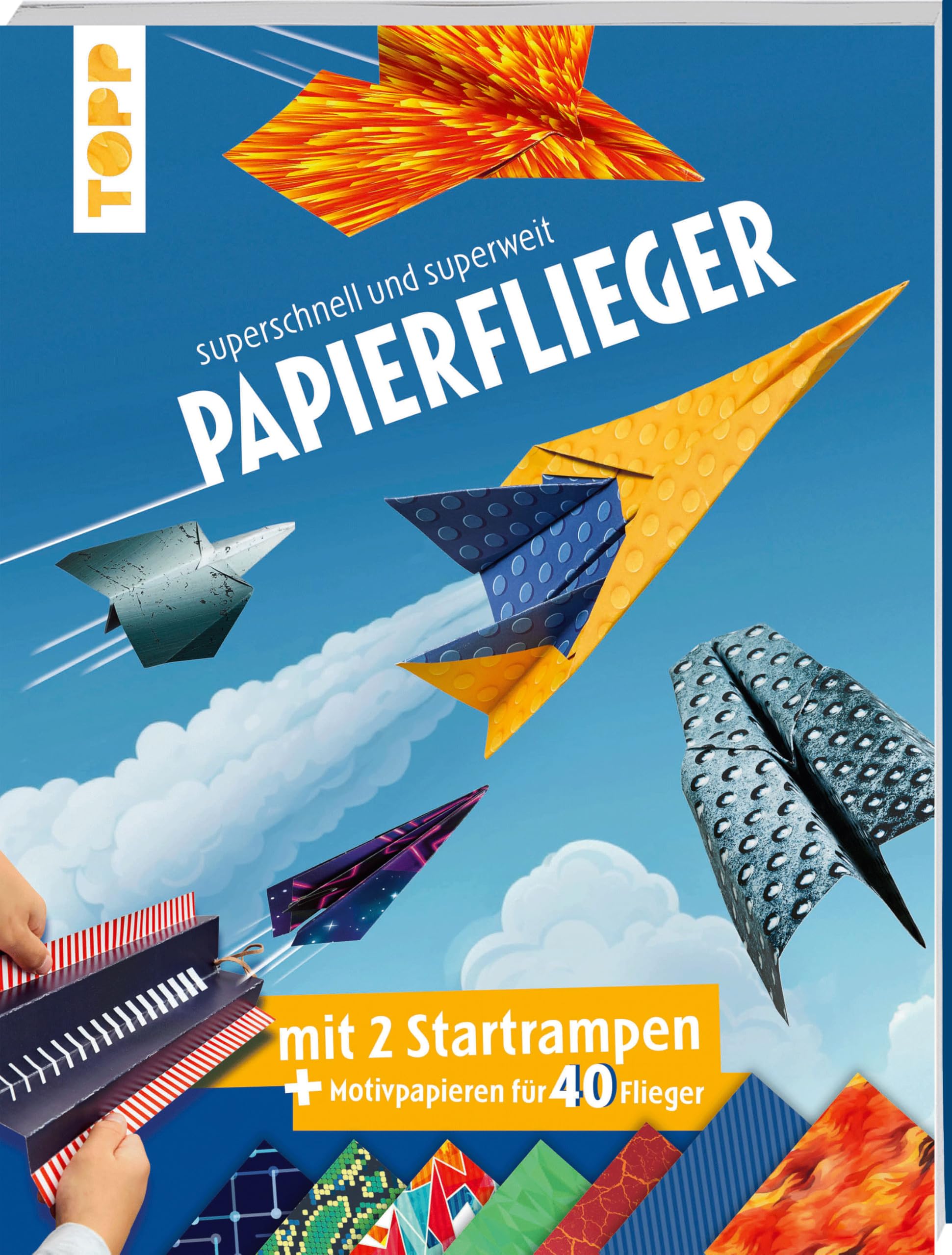 Dominik Meißner - Papierflieger: superschnell und superweit: mit 2 Startrampen und Motivpapieren für 40 Flieger - Preis vom 13.10.2026 11:25:28 h