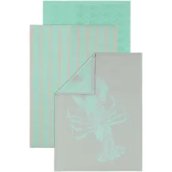 Vossen Küchentücher-Set Lobster Luxe basil blush, 3 Stück