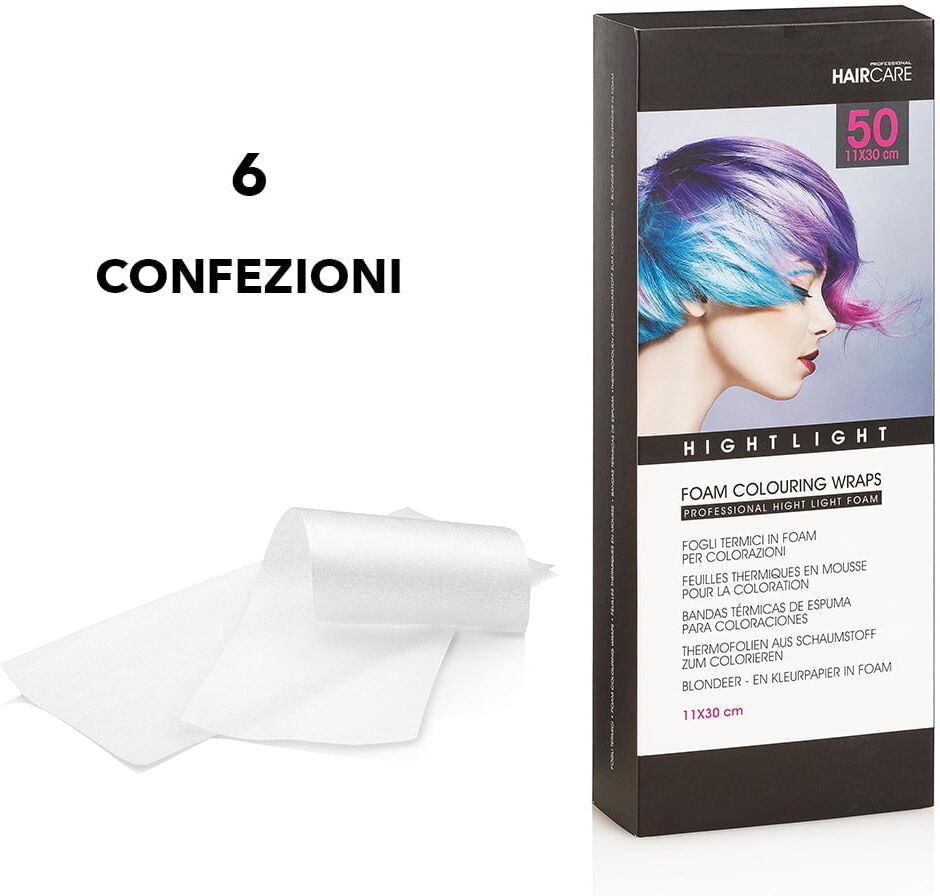 6 confezioni di Fogli termici in foam per colorazioni