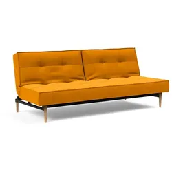 INNOVATION LIVING Schlafsofa Splitback Styletto hell Stoff Gelb Curry