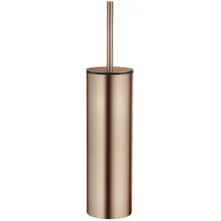 Dornbracht Toiletten-Bürstengarnitur SERIENSPEZIFISCH Bronze gebürstet, Standmodell, Bürstenkopf mattschwarz, Breite 100 mm, Höhe 456 mm