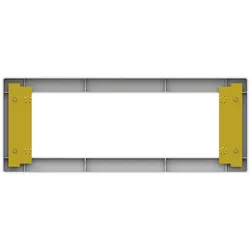 ABB PS300A03 Adapterrahmen 750x320x65 DIN1, für DIN-Sockel Montage 4TBP833582C0100