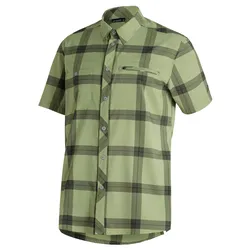 Maier Sports Herren Kasen Kurzarmhemd - 50 - green check