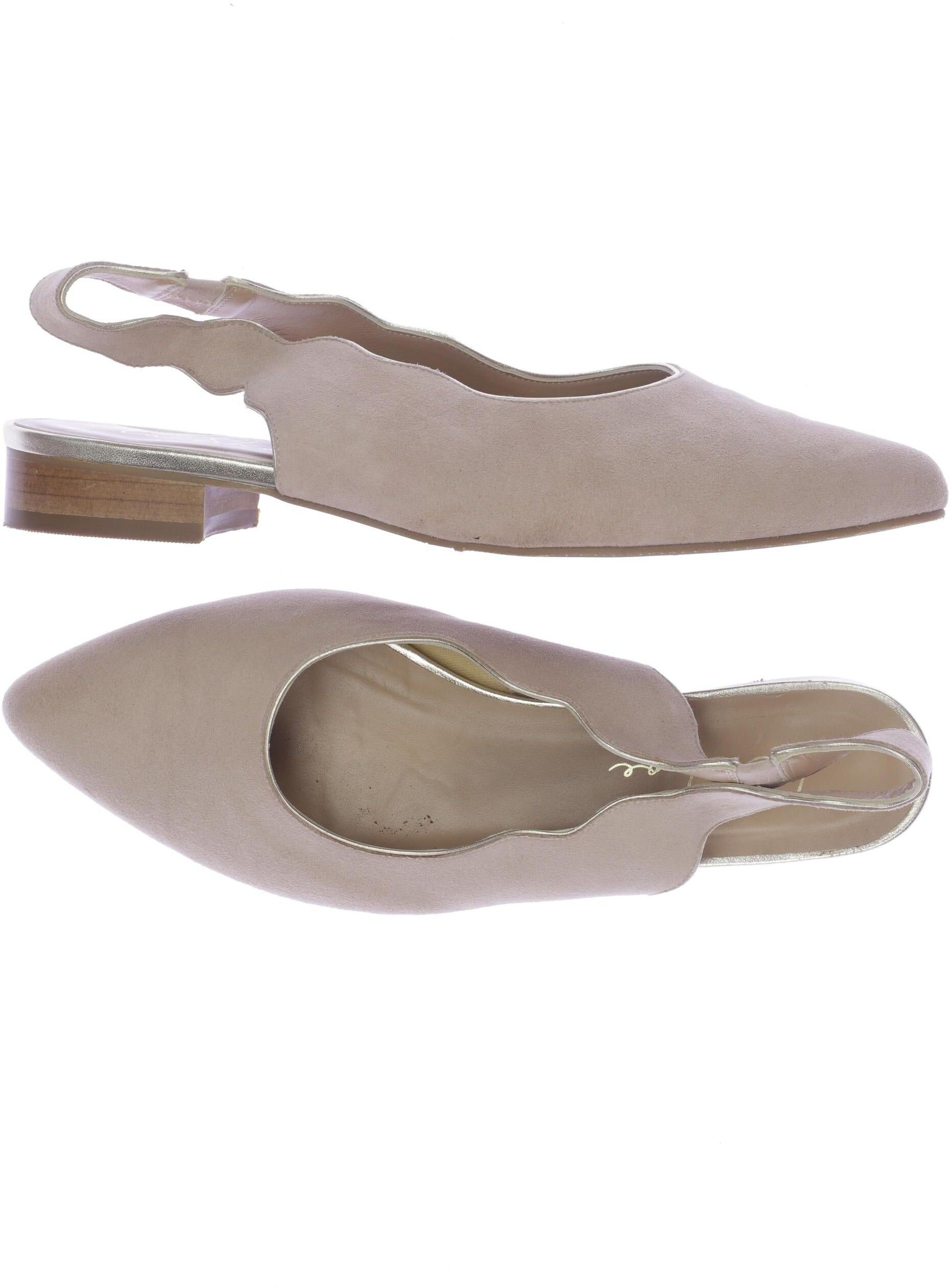 La Shoe Damen Sandalen, Beige, Gr. EU 41, Leder - Second Hand