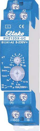 Eltako 23001202 RVZ12DX-UC Zeitrelais Monofunktional 230 V 1 St. Zeitbereich: 0.1 s - 40 h 1 Wechsler