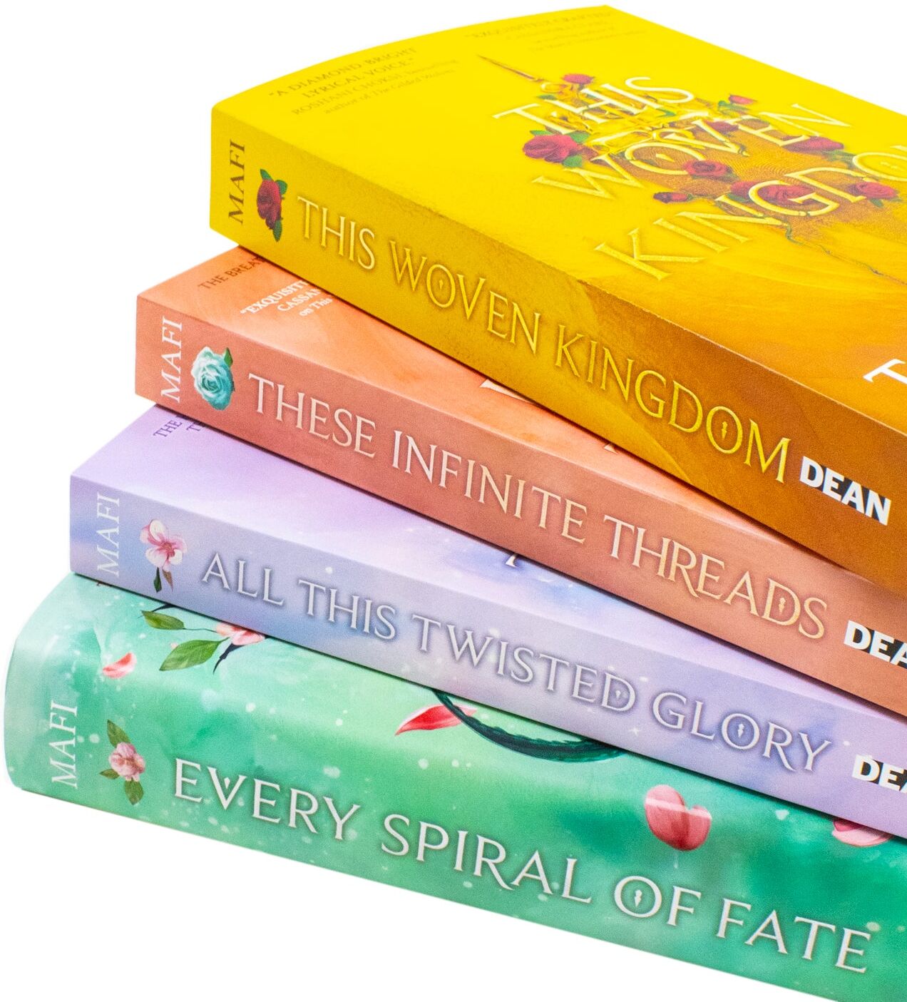 Electric Monkey This Woven Kingdom Series 4 Books Collection Set By Tahereh Mafi (This Woven Kingdom, These Infinite Threads, All This Twisted Glory and Every Spiral