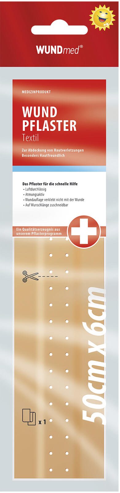 WUNDmed® Pflaster beige 1 Stück 02-001