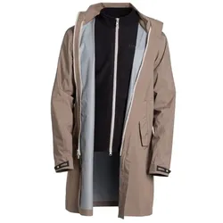 dirtlej, Herren, Velojacke, weathershield raincoat, dark dust, Beige, Gelb