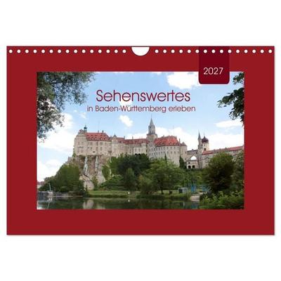 Sehenswertes in Baden-Württemberg erleben (Wandkalender 2027 DIN A4 quer), CALVENDO Monatskalender