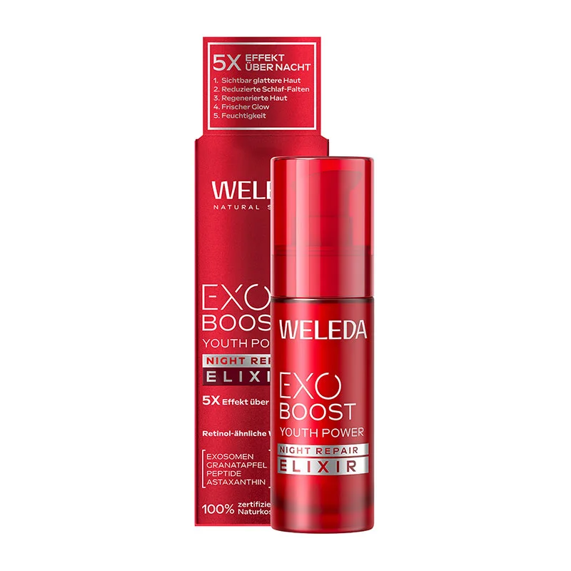Weleda Exo Boost Youth Power Night Repair Elixier Granatapfel, 30ml 004609DC