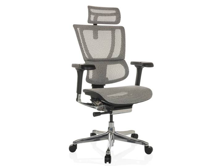ERGOHUMAN SLIM GEN2 Netz - Luxus Chefsessel Hellgrau