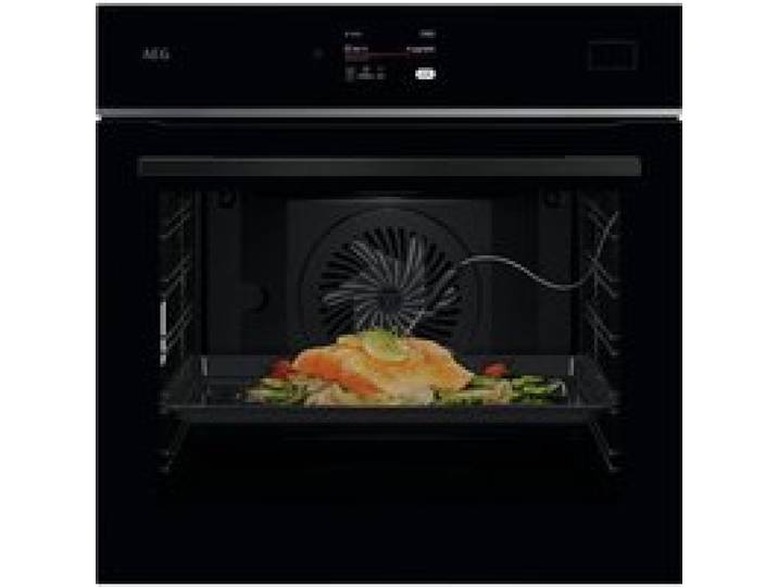 Four encastrable électrique noir - AEG - SteamPro 800 - Cuisson à la vapeur - Gril électrique - Commande tactile