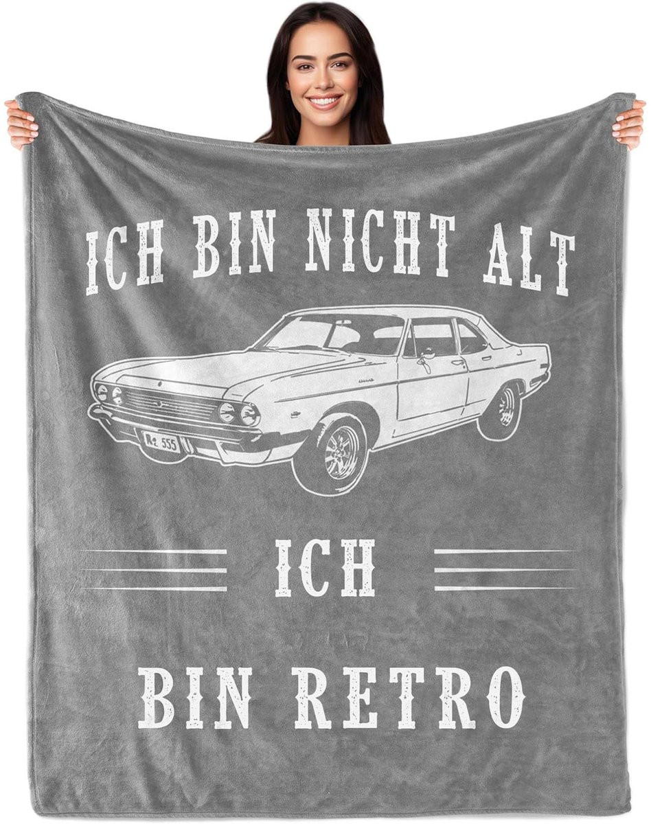 Deken met grappige opdruk voor mannen, opa, papa of echtgenoot