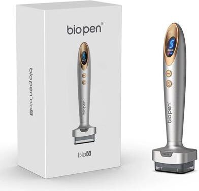 Inspired Finds Electric 120 Pin Derma Stamp Microneedling Device For Hair Regrowth And Skin Care light Grey