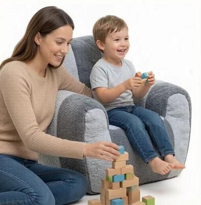 Kodotan sofa Bean Bag Chair,Comfy Teddy Beanbag Chair for Adults and Kids,Heart-Shaped Backrest,Large Reading Chair for Living Room,Bedroom