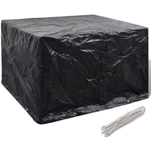 vidaXL Gartenmöbel-Abdeckung 41645, schwarz, 135 x 90 x 135 cm (B/H/T), wasserfest, eckig