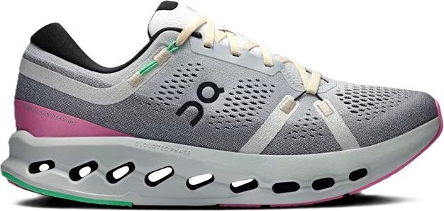 Herren-Laufschuhe ON CLOUDSURFER 2, weiß/mineral. Schuhgröße: US 10