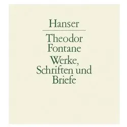 Vor dem Sturm, Belletristik von Theodor Fontane