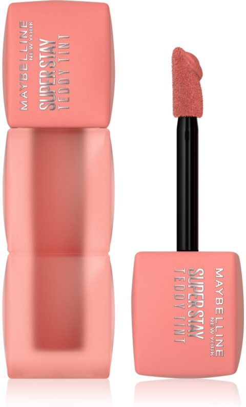 MAYBELLINE NEW YORK SuperStay Teddy Tint langanhaltender Lippenstift mit mattierendem Effekt Farbton 10 Current Mood 5 ml