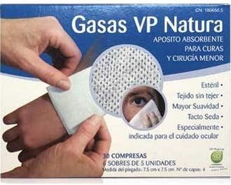 VP NATURA Gasa Estéril Tejido sin Tejer 10x10 cm 25 uds