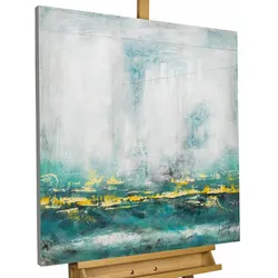 ACRYLBILD HANDGEMALT 80/80 cm