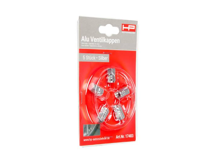 HP Ventilkappen Sujet 3 Silber 5 Stück