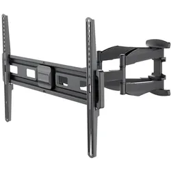 Goobay TV-Wandhalterung Basic FULLMOTION L, schwarz (Wand, 45 kg, 37" - 80"), TV Wandhalterung, Schwarz