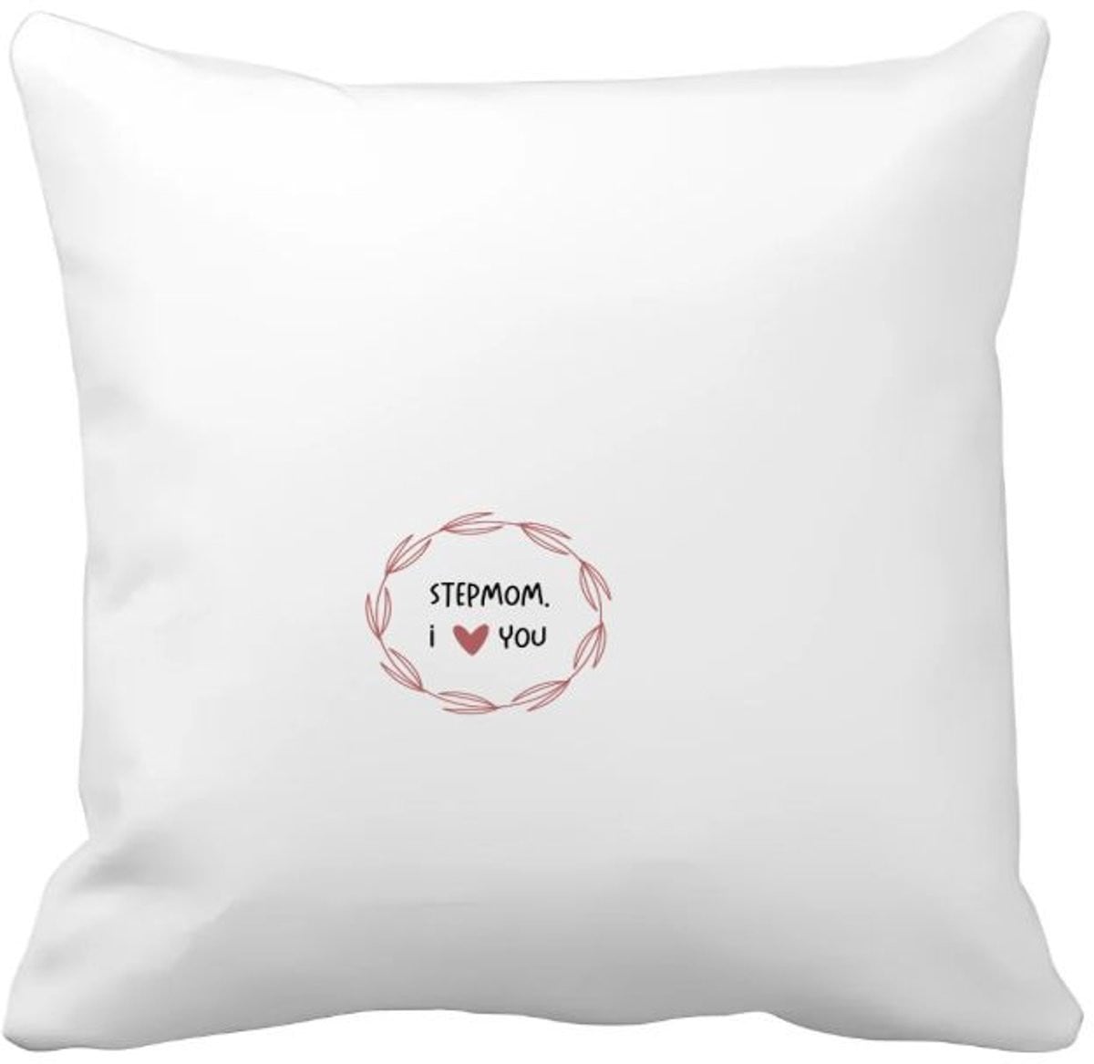 Akyol Stepmom I Love You Kussenhoes - Mama - 40 x 40 cm