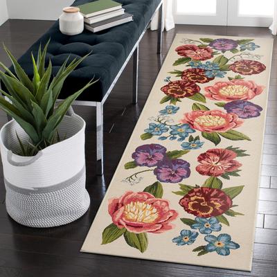 Lush Decor Marina Secret Garden Indoor/Outdoor Area Rug