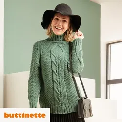 Strickanleitung – Raglanpullover mit Mittelzopf Innsbruck