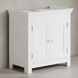 KADIMA DESIGN Klassischer Landhausstil Waschbeckenunterschrank, 50x25x41 cm, MDF - Stabil & Geräumig