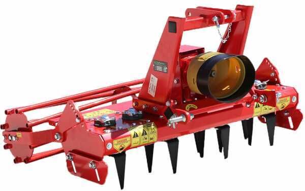 AgriEuro Premium Herse rotative ultra-légère RO 120 - largeur de travai 120 cm - 14  lames Série ultra-légère