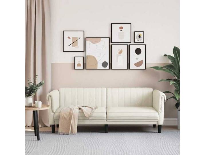 Remise Canapé - CLIC-CLAC - à 3 places crème velours JILIMAISON2025 83442130