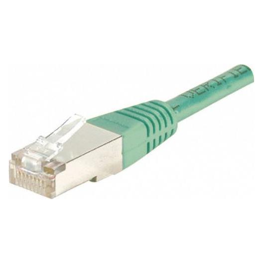 Exertis Connect Patchkabel F/UTP, CAT.6, grün, 2,0 m Patchkabel mit besonders schmalem Knickschutz (F/UTP, CAT6, 2 m) (842202)