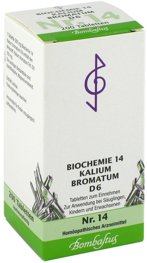 Bombastus Biochemie 14 Kalium bromatum D6 Tabletten