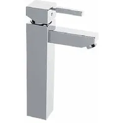 KAJA-Aquadrat Einhebel-Waschtischbatterie, erhöhter Auslauf 210mm, glatter Körper, chrom 58050-C