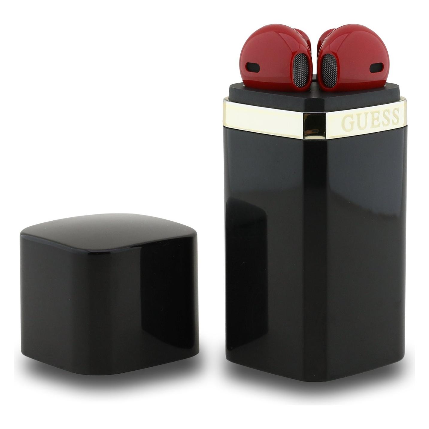 Guess Lipstick Shape TWS Wireless Earphones - black (4.50 h, Kabellos) (GUTWST1LPSREK)