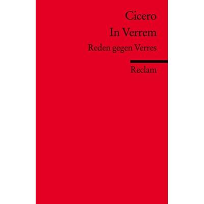 In Verrem, Taschenbuch von Cicero, Reclam, Philipp, 978-3-15-019779-0