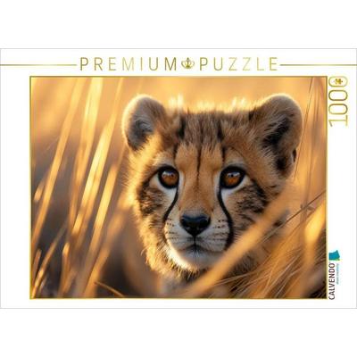 CALVENDO Puzzle Ein neugieriger Raubkätzchenblick | 1000 Teile Lege-Größe 64x48cm Foto-Puzzle für glückliche Stunden, Sonstige von , Calvendo Puzzle
