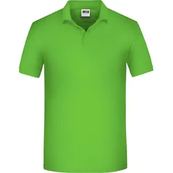 James & Nicholson Herren Bio Workwear Polo JN874 lime green S