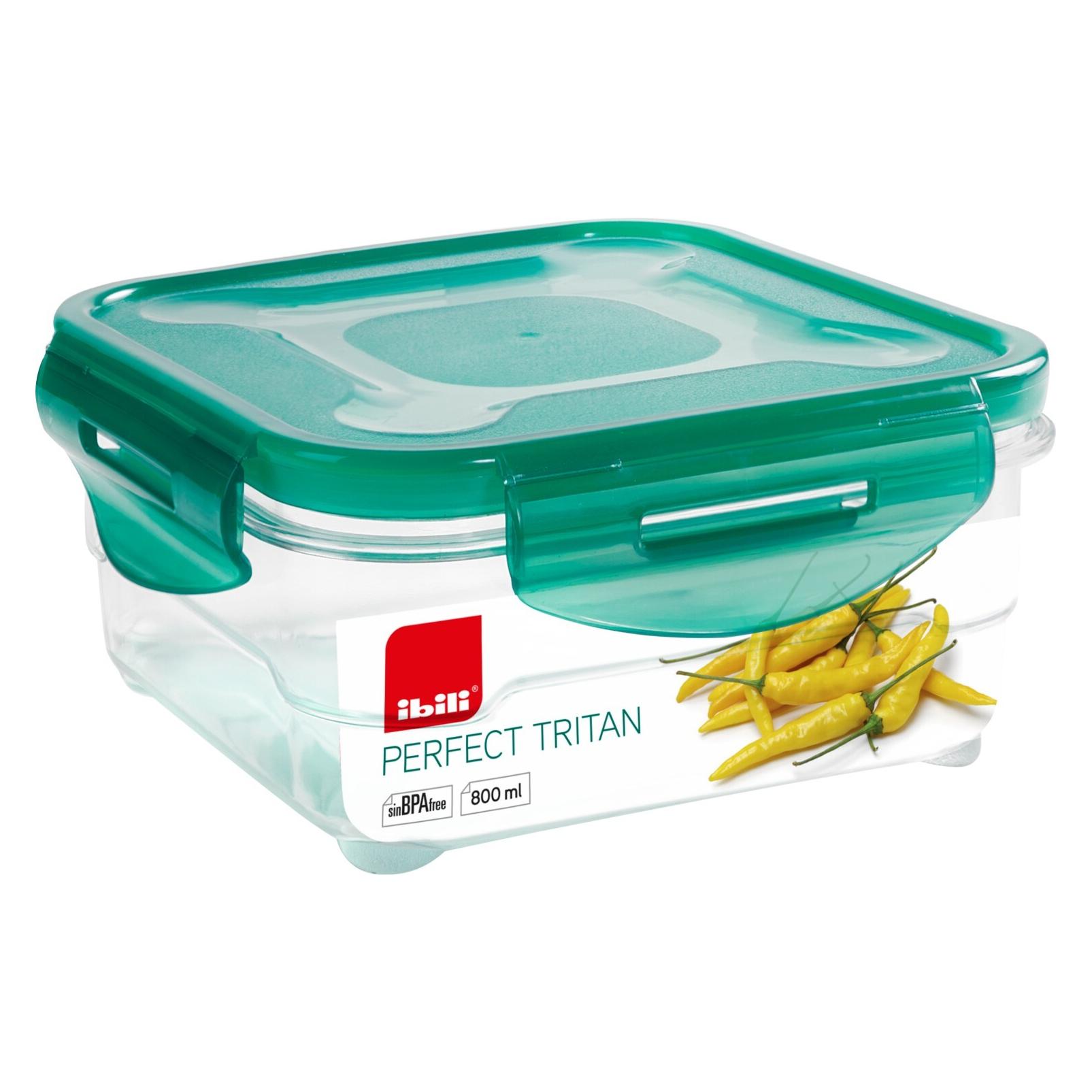 Ibili Luftdichter Behälter Tritan 800 ml, 15,5 x 5,5 x 7cm Geeignet für Aufbewahrung von Lebensmitteln (49434883)