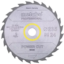 Metabo Sägeblatt power cut wood professional WZ 20° - 628493000