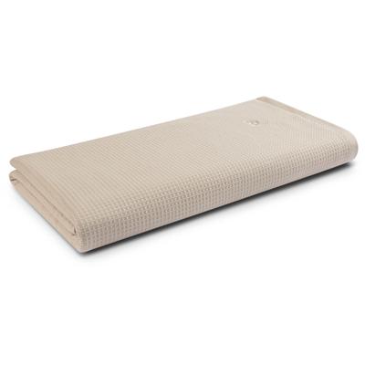 Saunatuch ROSS "Waffelpique", beige (natur), B:80cm L:200cm, Frottier, Baumwolle, Handtücher, 100% Baumwolle