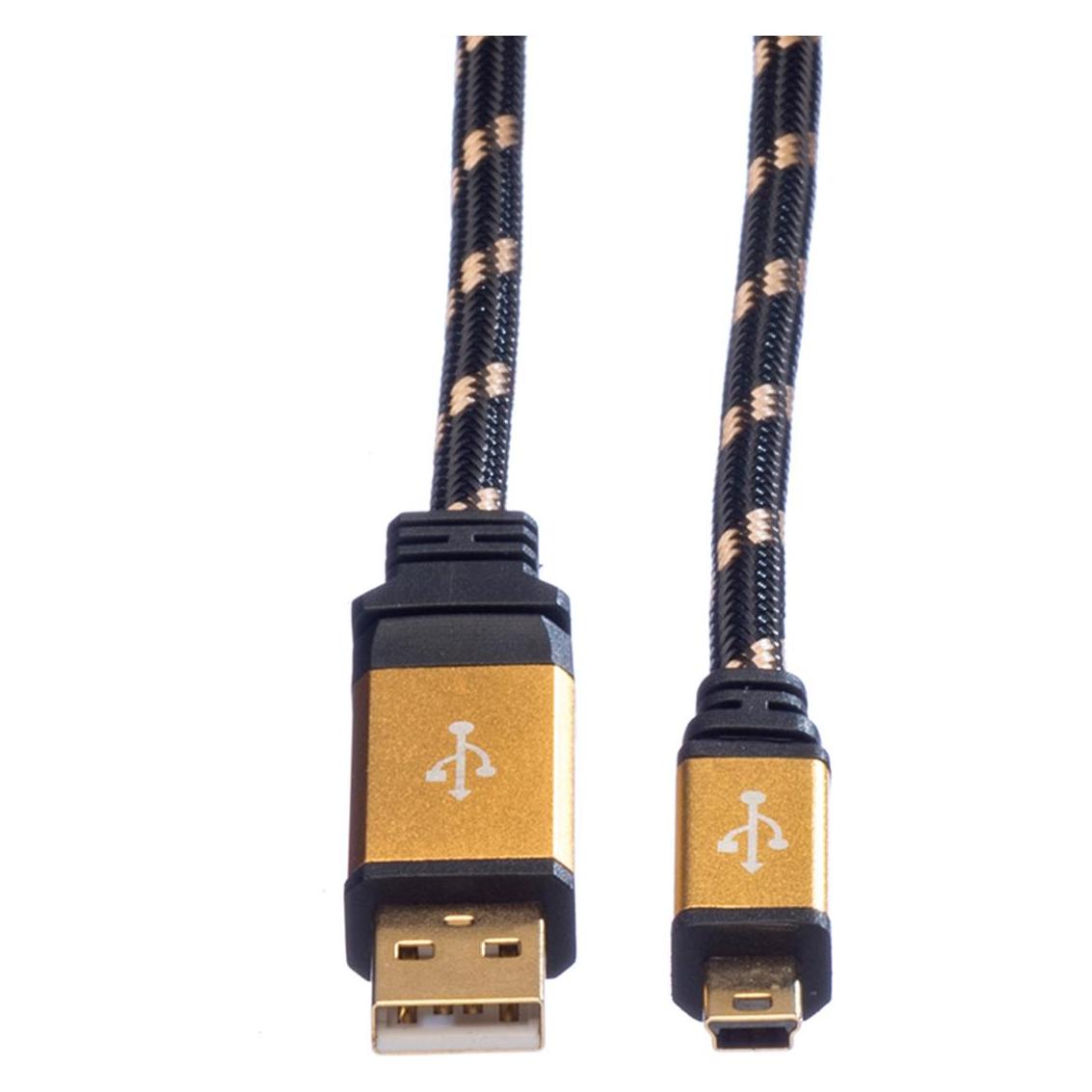 Roline GOLD USB 2.0 Kabel, Typ A (3 m, USB 2.0) (11.02.8823)