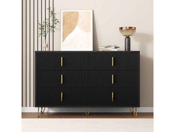 Buffet design moderne commode et grand espace de rangement - SWEIKO - Noir