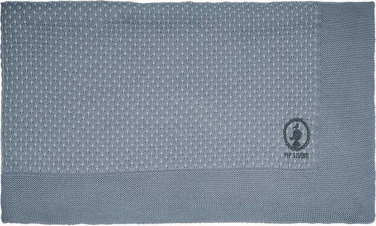 PiP Studio Plaid Cosy Blauw - 130 x 170 cm